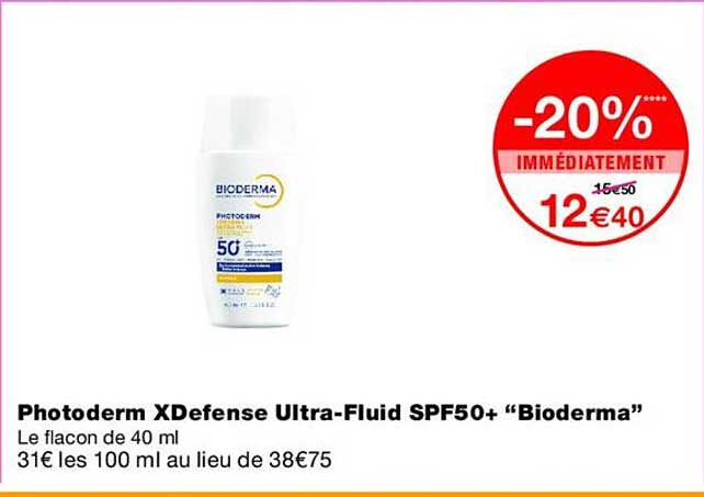 Photoderm XDefense Ultra-Fluid SPF50+ “Bioderma”