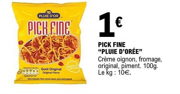 PICK FINE “PLUIE D’ORÉE”