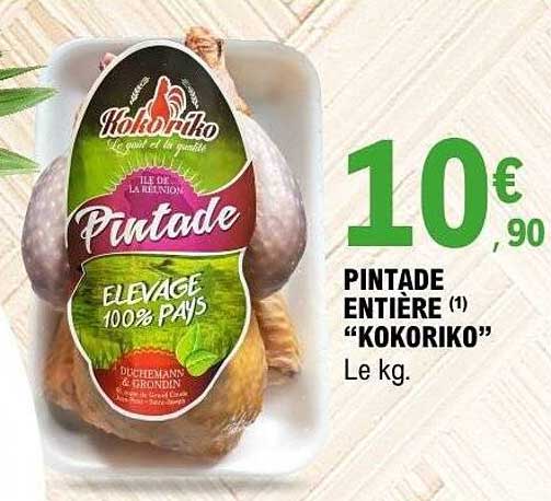 PINTADE ENTIÈRE “KOKORIKO”