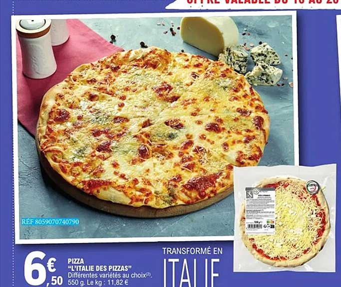 PIZZA "L'ITALIE DES PIZZAS"