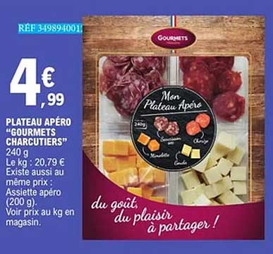 PLATEAU APÉRO "GOURMETS CHARCUTIERS"