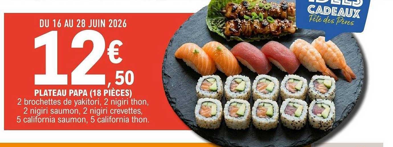 PLATEAU PAPA (18 PIÈCES)