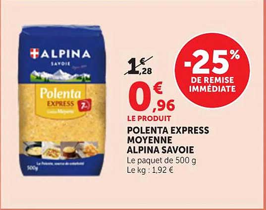 POLENTA EXPRESS MOYENNE ALPINA SAVOIE