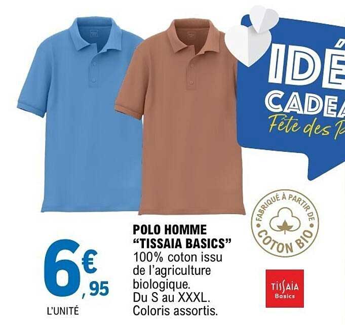 POLO HOMME “TISSAIA BASICS”