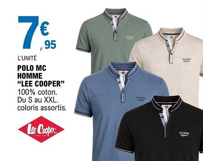 POLO MC HOMME “LEE COOPER”