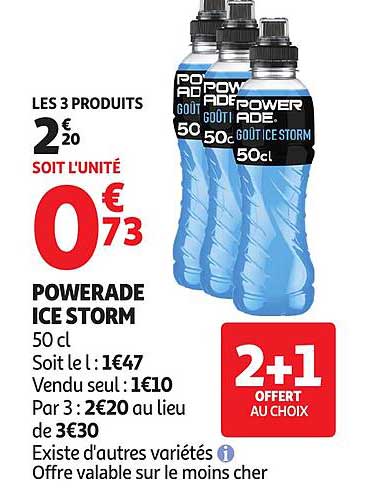 POWERADE ICE STORM 50 cl