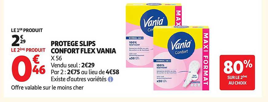 PROTEGE SLIPS CONFORT FLEX VANIA X 56