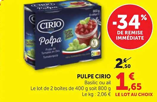 PULPE CIRIO