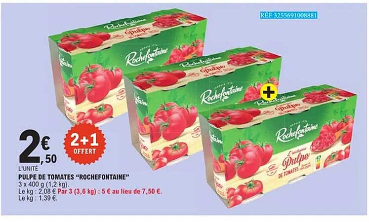 PULPE DE TOMATES “ROCHEFONTAINE”