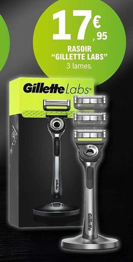 RASOIR “GILLETTE LABS” 3 lames.