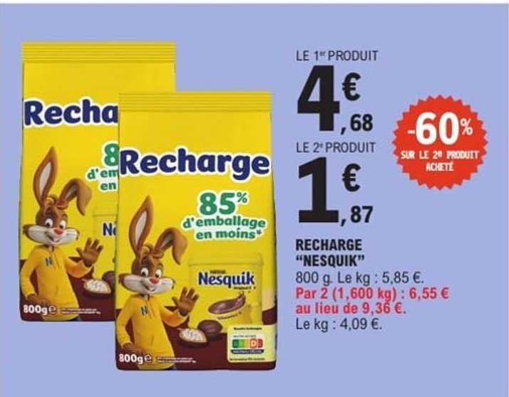 RECHARGE “NESQUIK”