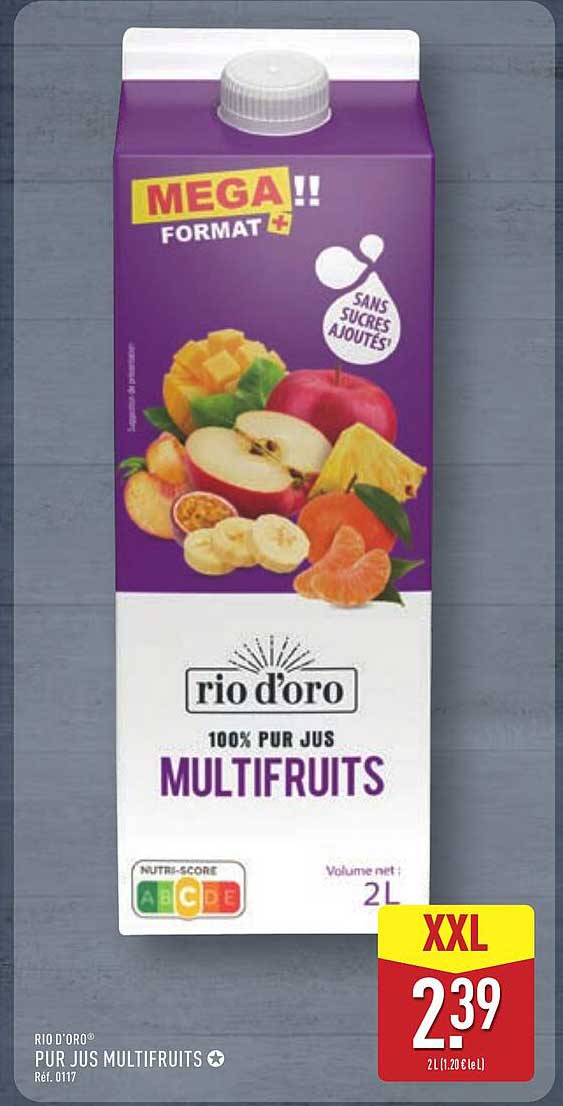 RIO D'ORO® PUR JUS MULTIFRUITS