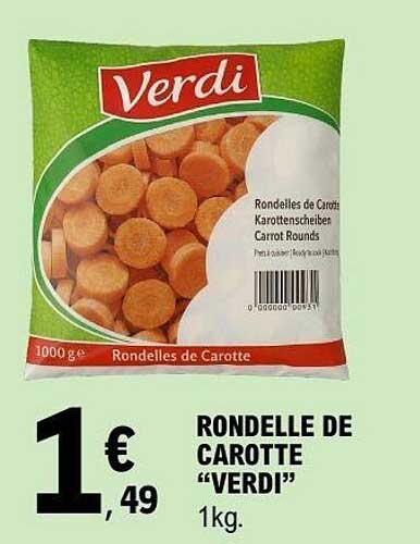 RONDELLE DE CAROTTE “VERDI”