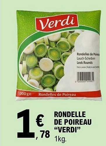 RONDELLE DE POIREAU “VERDI”