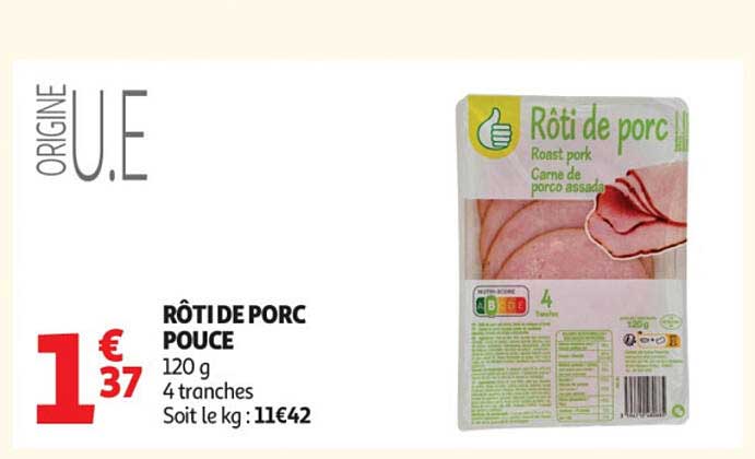 RÔTI DE PORC POUCE