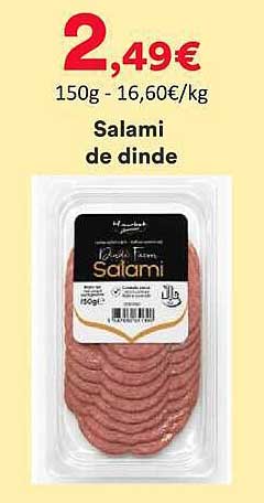 Salami de dinde