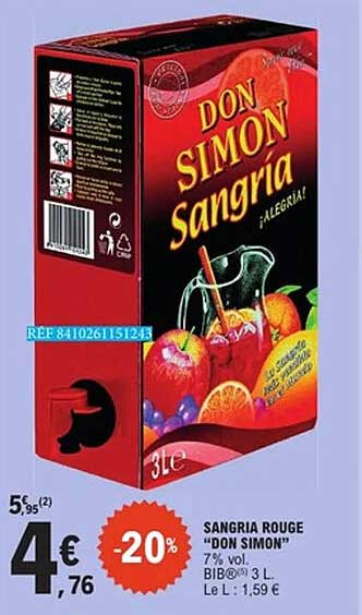 SANGRIA ROUGE “DON SIMON”