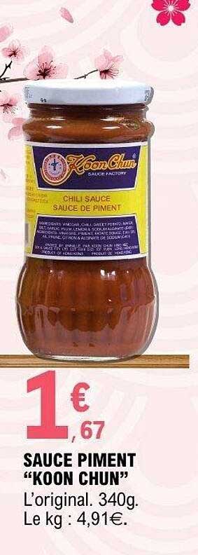 SAUCE PIMENT “KOON CHUN”