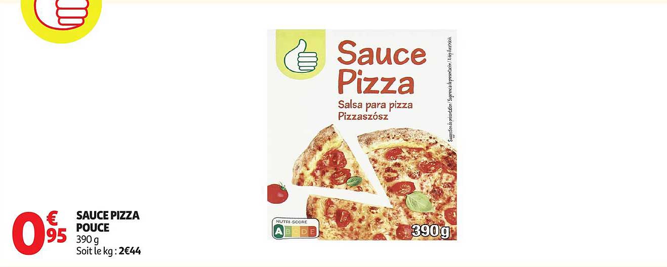 SAUCE PIZZA POUCE 390 g