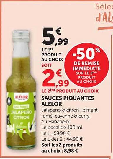 SAUCES PIQUANTES ALELOR