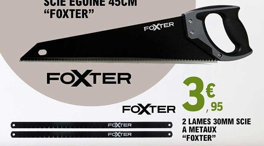 SCIE EGOINE 45CM “FOXTER”