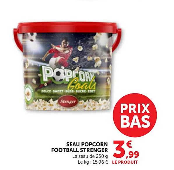 SEAU POPCORN FOOTBALL STRENGER