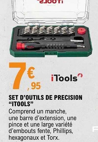 SET D’OUTILS DE PRECISION “ITOOLS”