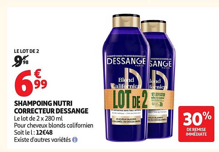 SHAMPOING NUTRI CORRECTEUR DESSANGE