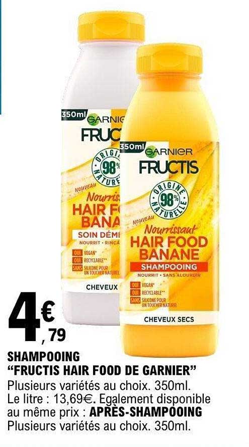 SHAMPOOING “FRUCTIS HAIR FOOD DE GARNIER”