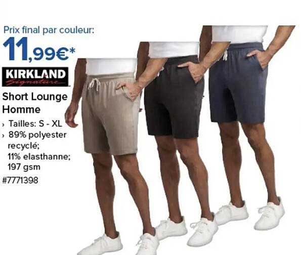Short Lounge Homme