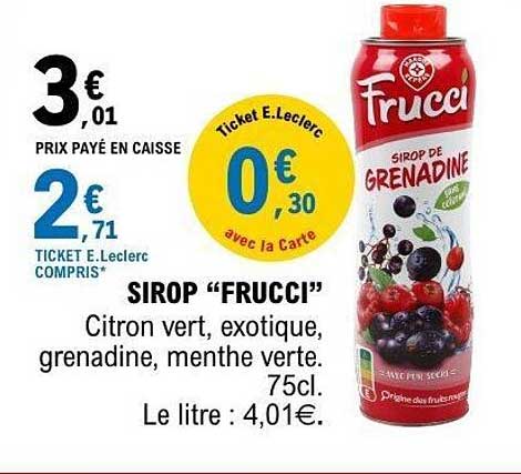 SIROP “FRUCCI”