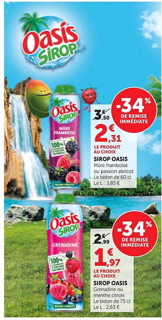 SIROP OASIS