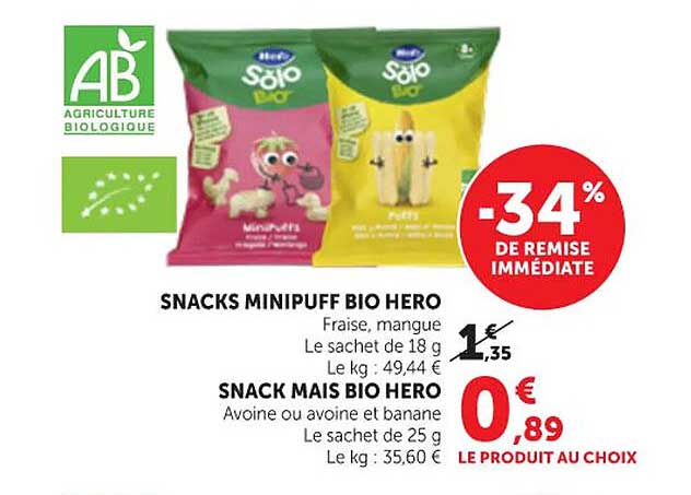 SNACK MAIS BIO HERO