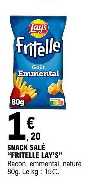 SNACK SALÉ “FRITELLE LAY’S”