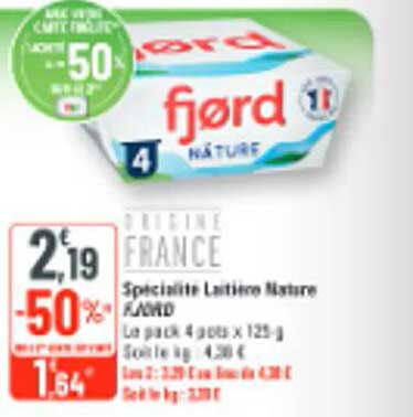 Spécialité Laitière Nature FJORD