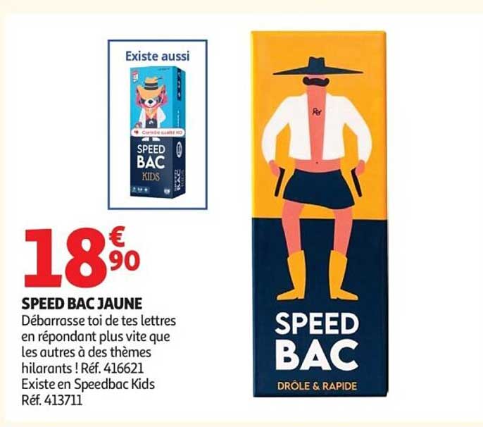 SPEED BAC JAUNE