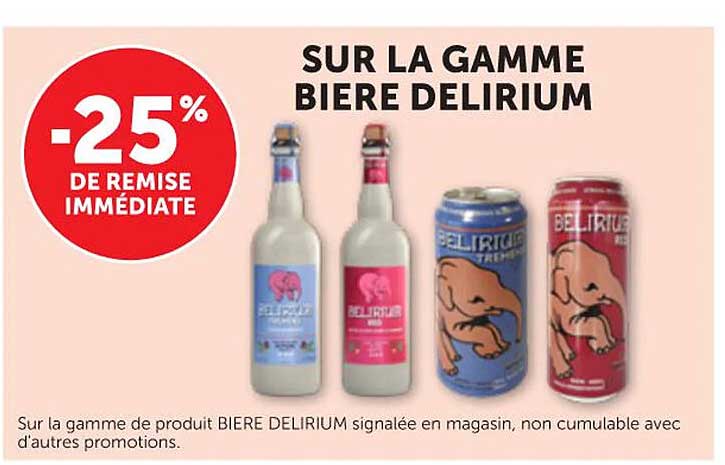 SUR LA GAMME BIERE DELIRIUM