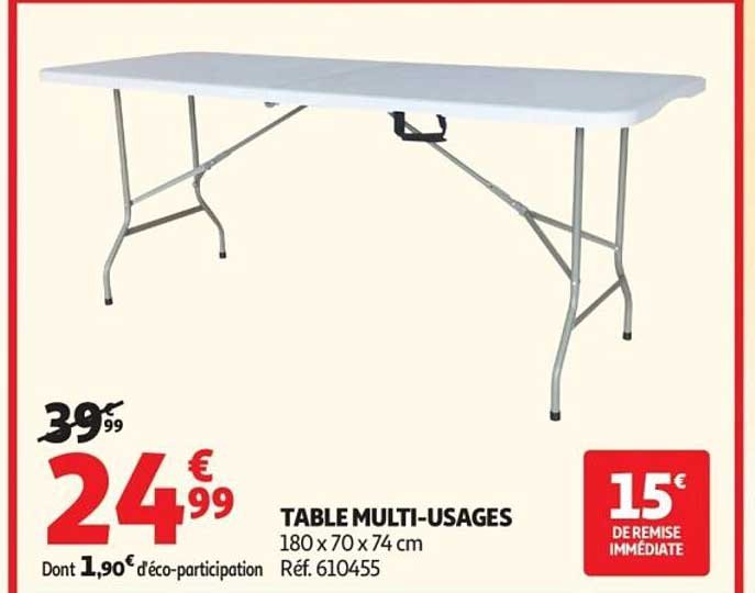 TABLE MULTI-USAGES