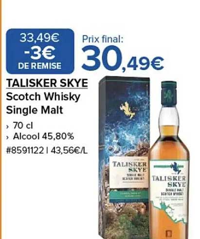 TALISKER SKYE Scotch Whisky Single Malt