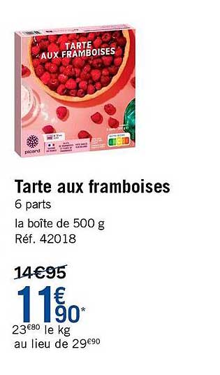 Tarte aux framboises