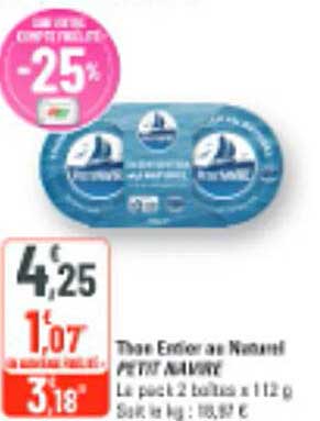 Tass Fogger ou Nounou PETIT NAVIRE Le pack 2 boîtes x 112 g