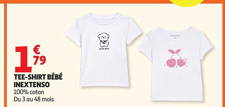 TEE-SHIRT BÉBÉ INEXTENSO