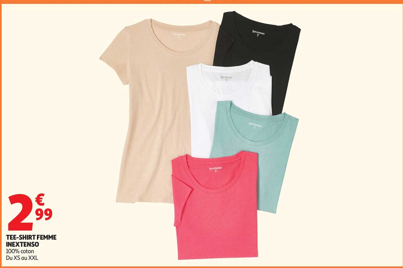 TEE-SHIRT FEMME INEXTENSO