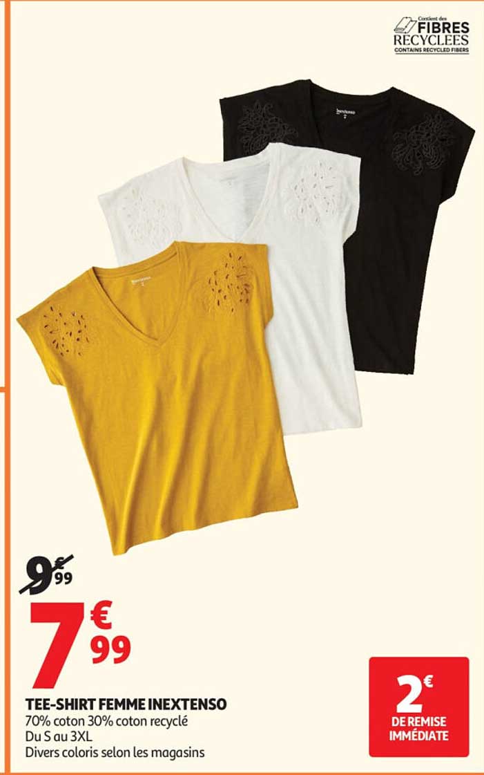 TEE-SHIRT FEMME INEXTENSO