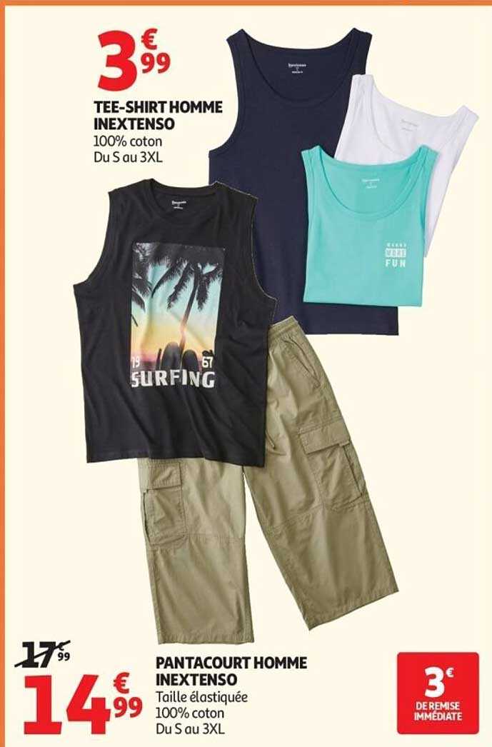 TEE-SHIRT HOMME INEXTENSO