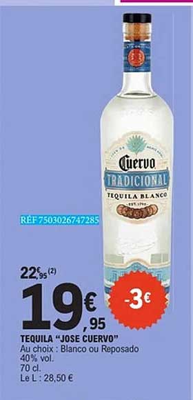 TEQUILA "JOSE CUERVO"
