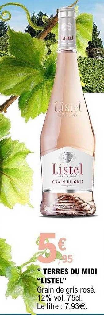 TERRES DU MIDI “LISTEL”