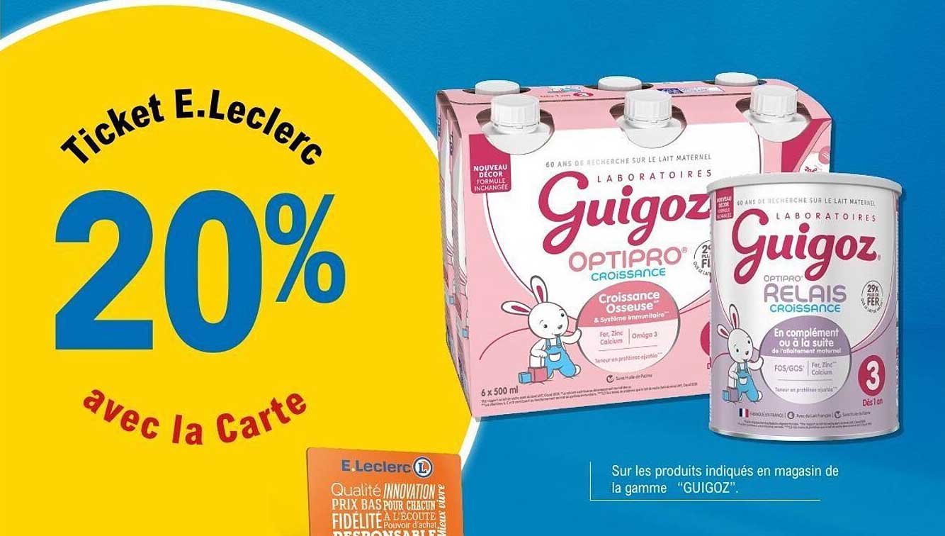 Ticket E.Leclerc 20% avec la Carte