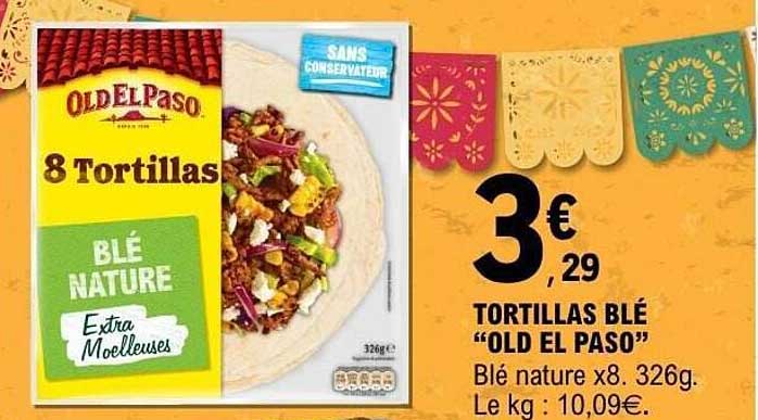 TORTILLAS BLÉ "OLD EL PASO"