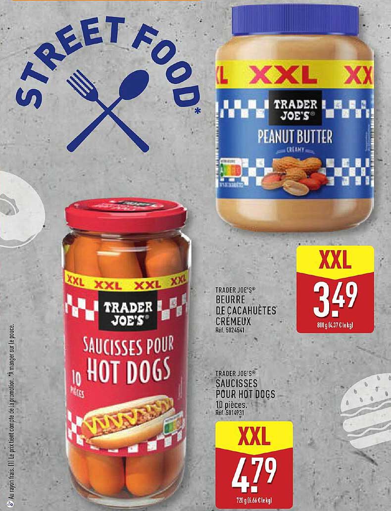 TRADER JOE'S BEURRE DE CACAHUÈTES CRÉMEUX